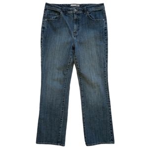 Chico's Platinum Light Wash Denim mid rise